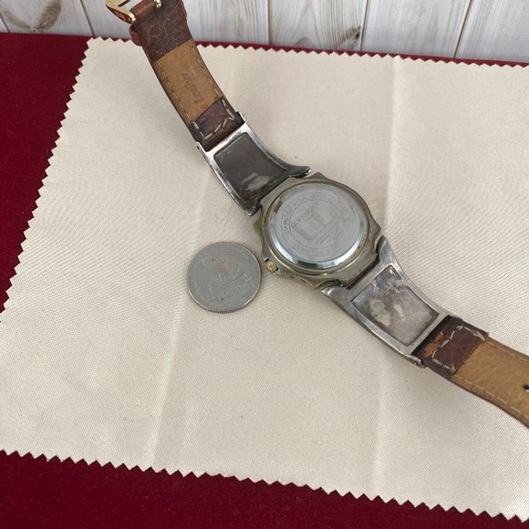 Vintage Givenchy Paris Watch with 23 Karat plus Gold Nugget Bracelet - Picture 15 of 17